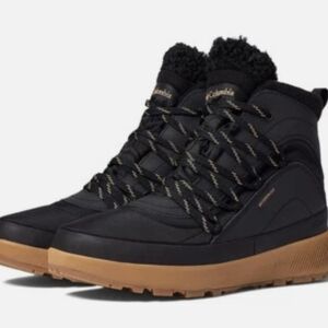 Columbia Black and Brown Insulated Boots